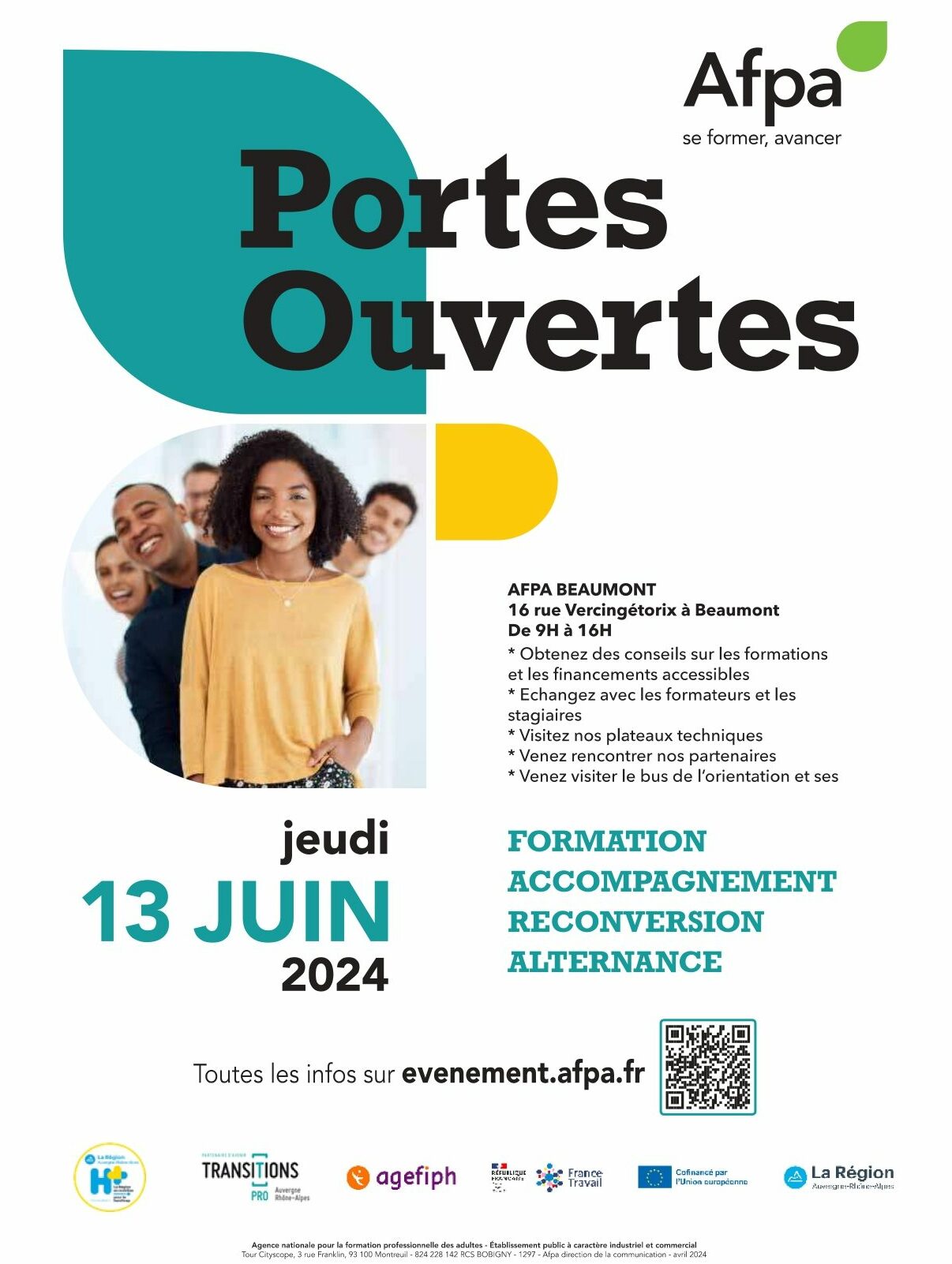 Journée Portes Ouvertes AFPA Clermont-Beaumont